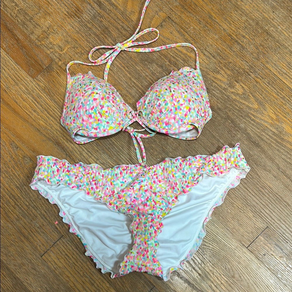 Colorful Confetti Bikini Set